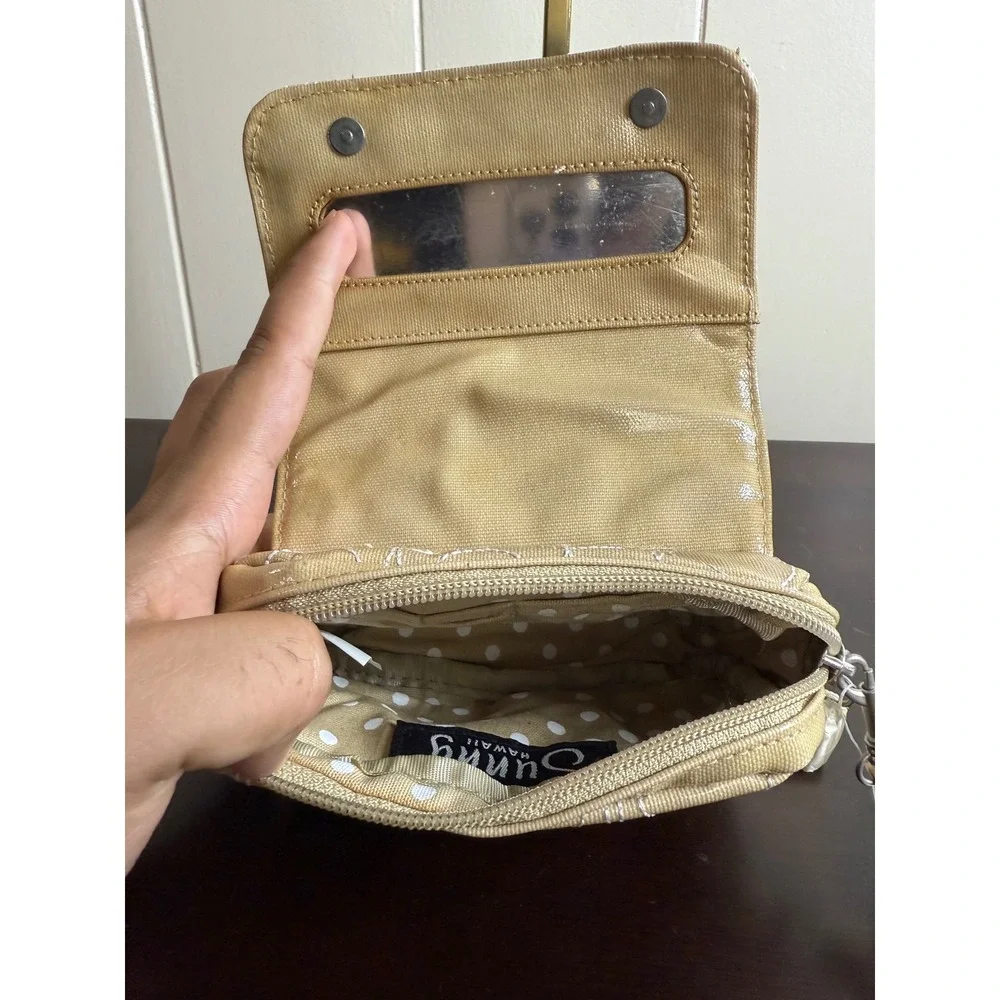 Sunny Hawaii Wristlet Women's Handbag‎ Purse with Mirror NWT